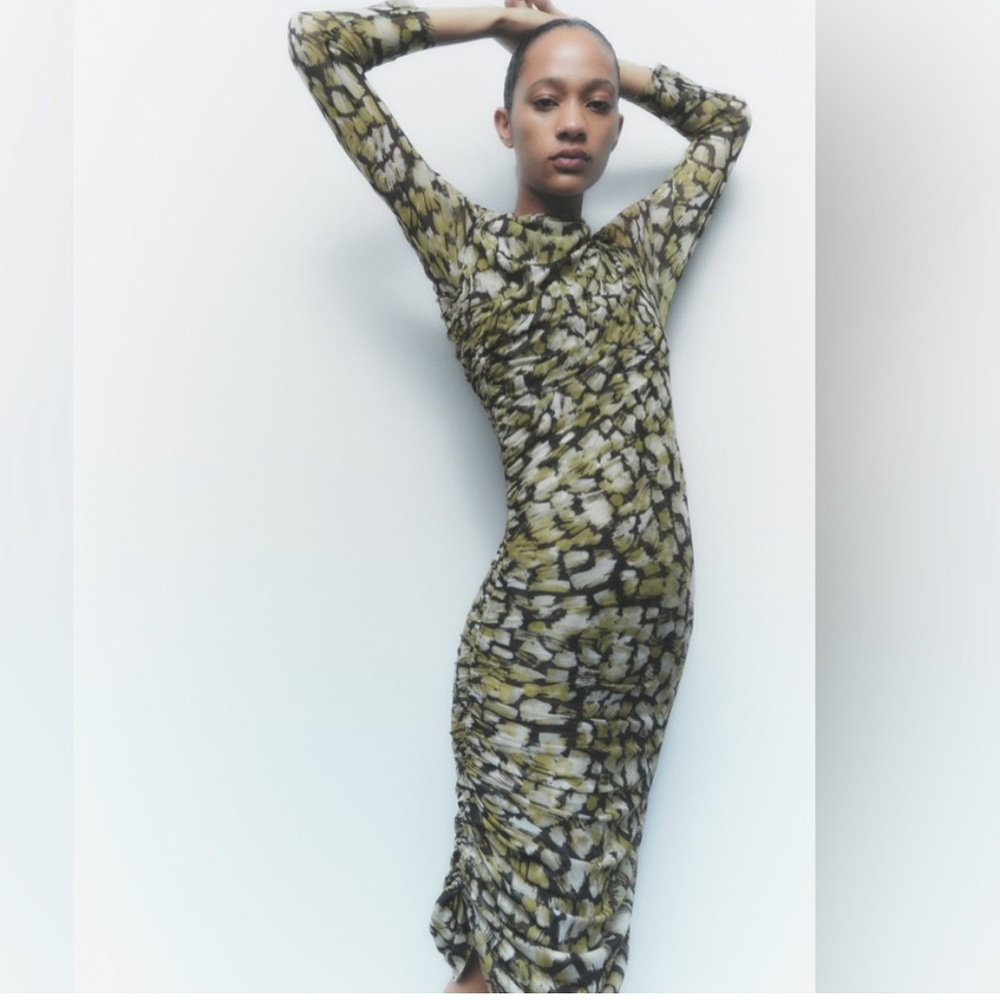 Zara Printed Tulle Dress- Small
